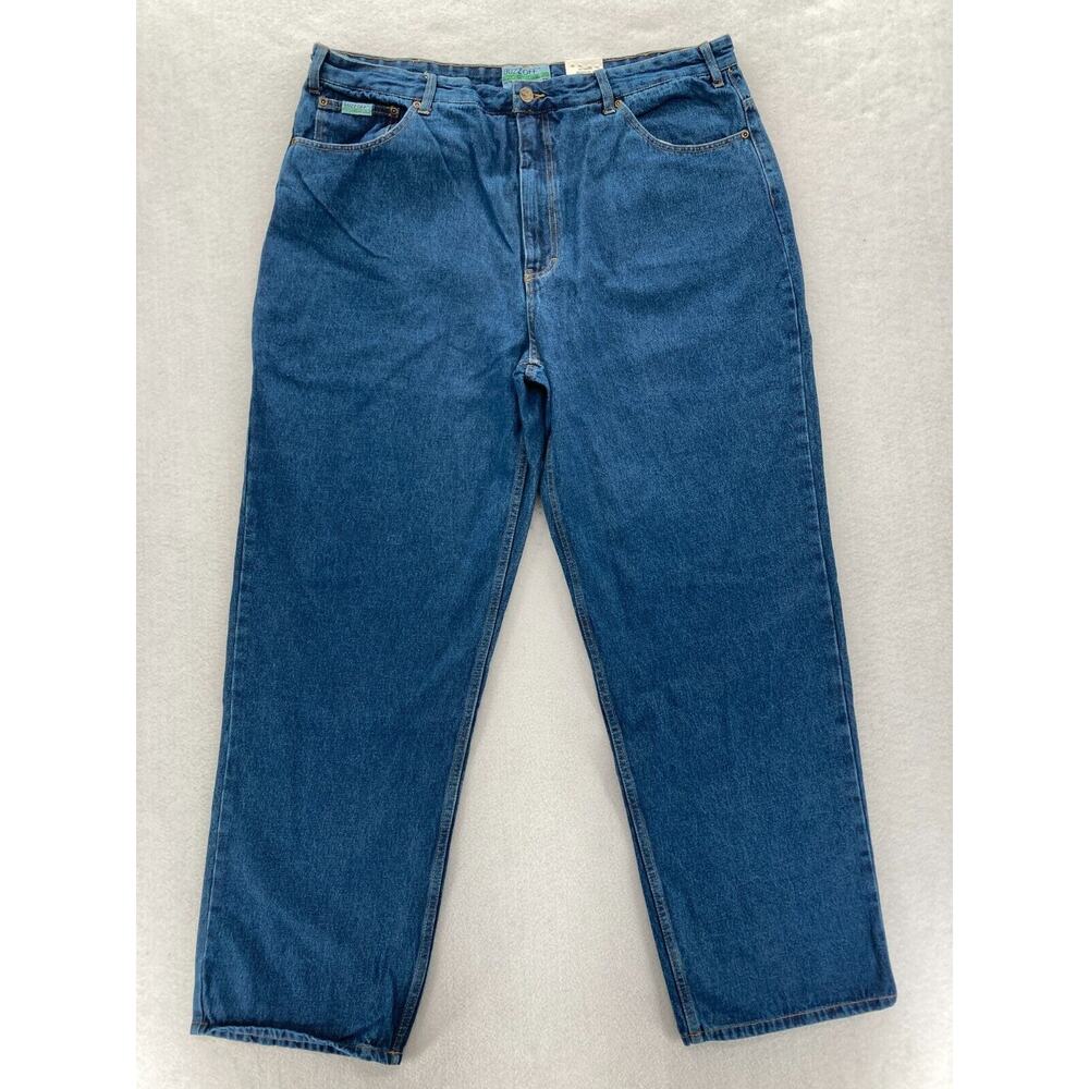 Rocky Georgia Workwear Buzz Off Jeans Mens 42x32 Relaxed Straight Blue Denim NWT